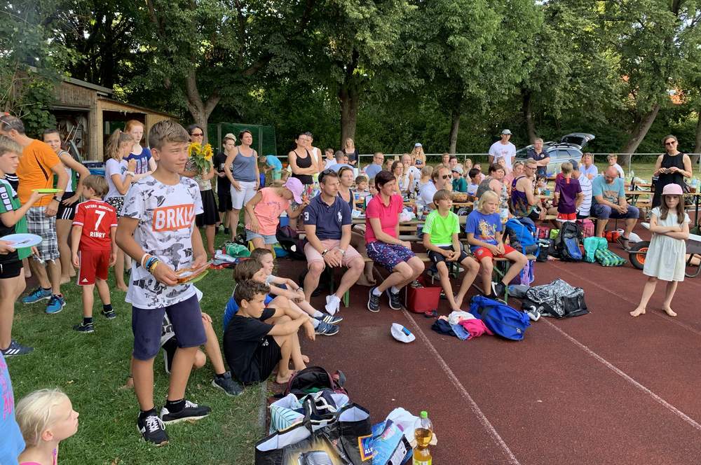 Leichtathletik: Sommerfest der Trainingsgruppen U14 und U12