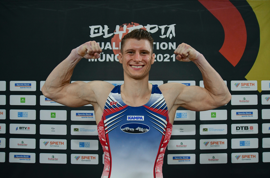 Turnen: Lukas Dauser sichert sich mit einem 2. Platz die Olympiateilnahme